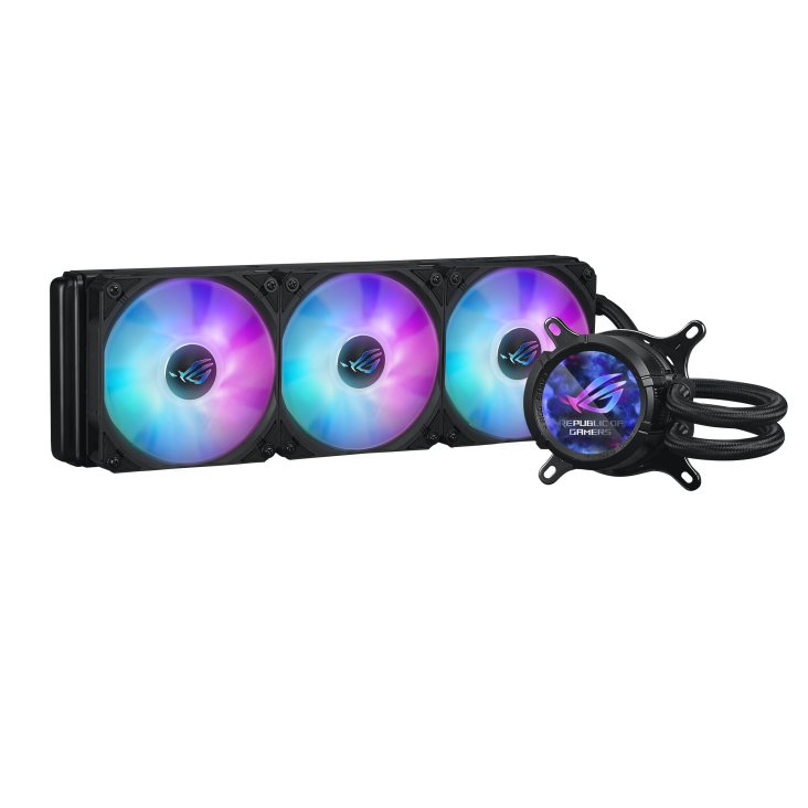 ASUS ROG Strix LC III 360 ARGB LCD CPU Liquid Cooling, 360mm Radiator, 3x ROG STRIX AF-12S ARGB 120mm Fans Black ASUS ROG Strix LC III 360 ARGB LCD CPU Liquid Cooling, 360mm Radiator, 3x ROG STRIX AF-12S ARGB 120mm Fans Black